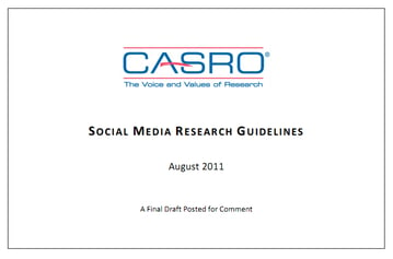 Social Media Research Guidelines